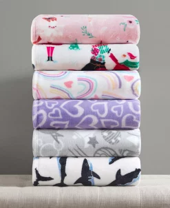 Charter Club Kids LOSEOUT! Plush Throws, 50 X 60, Created For Macy's 8 Charter Club Kids LOSEOUT! Plush Throws, 50 X 60, Created For Macy's -Avanti Linens Shop 22322995 fpx