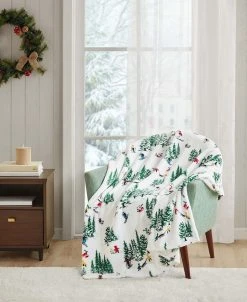 Charter Club Holiday Cozy Plush Throw, 50 X 70, Created For Macy's