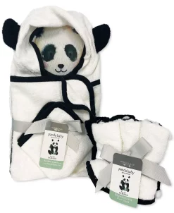BedVoyage Panda Baby Viscose From Bamboo Bath Essentials, 8pc Baby Gift Set -Avanti Linens Shop 22724728 fpx