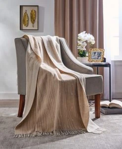 Michael Aram Woodgrain Throw, 50 X 70
