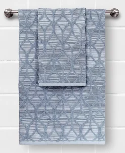 Linum Home Textiles Alev Jacquard 2 Piece Turkish Cotton Bath And Hand Towel Set -Avanti Linens Shop 23093957 fpx