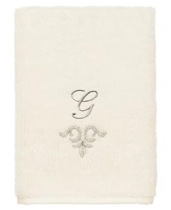 Linum Home Textiles Turkish Cotton Monica Embellished Towel 3 Piece Set - Cream -Avanti Linens Shop 23140215 fpx