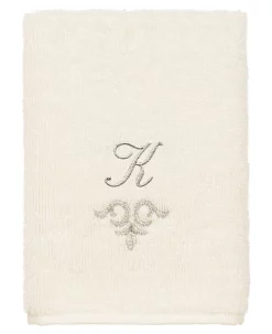 Linum Home Textiles Turkish Cotton Monica Embellished Towel 3 Piece Set - Cream -Avanti Linens Shop 23140231 fpx