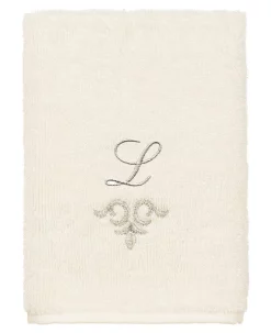 Linum Home Textiles Turkish Cotton Monica Embellished Towel 3 Piece Set - Cream -Avanti Linens Shop 23140237 fpx