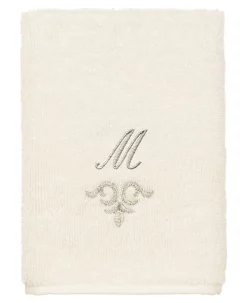 Linum Home Textiles Turkish Cotton Monica Embellished Towel 3 Piece Set - Cream -Avanti Linens Shop 23140241 fpx