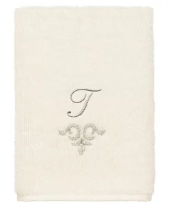 Linum Home Textiles Turkish Cotton Monica Embellished Towel 3 Piece Set - Cream -Avanti Linens Shop 23140263 fpx