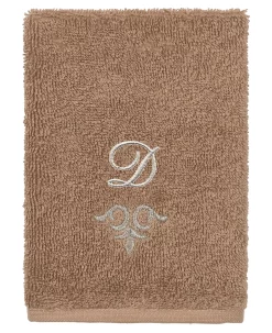 Linum Home Textiles Turkish Cotton Monica Embellished Towel 3 Piece Set - Latte -Avanti Linens Shop 23140280 fpx