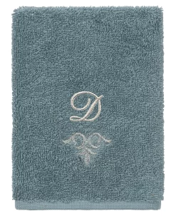 Linum Home Textiles Turkish Cotton Monica Embellished Towel 3 Piece Set - Teal -Avanti Linens Shop 23140348 fpx