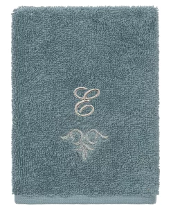 Linum Home Textiles Turkish Cotton Monica Embellished Towel 3 Piece Set - Teal -Avanti Linens Shop 23140352 fpx
