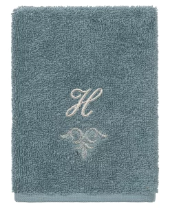 Linum Home Textiles Turkish Cotton Monica Embellished Towel 3 Piece Set - Teal -Avanti Linens Shop 23140360 fpx