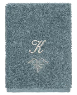 Linum Home Textiles Turkish Cotton Monica Embellished Towel 3 Piece Set - Teal -Avanti Linens Shop 23140369 fpx