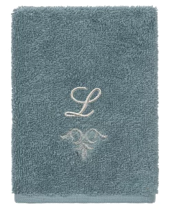 Linum Home Textiles Turkish Cotton Monica Embellished Towel 3 Piece Set - Teal -Avanti Linens Shop 23140374 fpx
