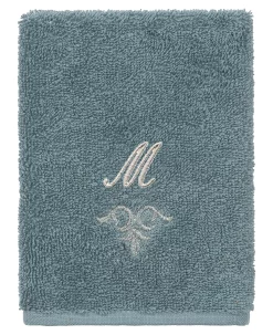 Linum Home Textiles Turkish Cotton Monica Embellished Towel 3 Piece Set - Teal -Avanti Linens Shop 23140378 fpx