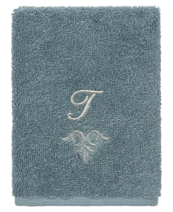 Linum Home Textiles Turkish Cotton Monica Embellished Towel 3 Piece Set - Teal -Avanti Linens Shop 23143123 fpx