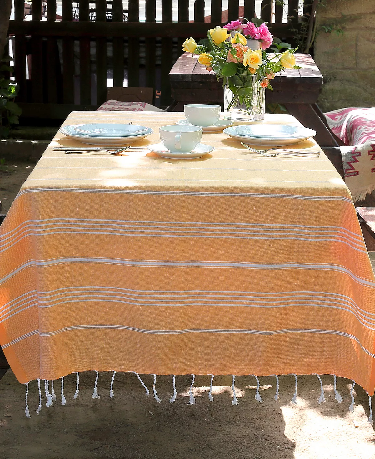 Linum Home Textiles Lucky Pestemal Pack Of 2 100% Turkish Cotton Beach Towel 11 Linum Home Textiles Lucky Pestemal Pack Of 2 100% Turkish Cotton Beach Towel - Image 9