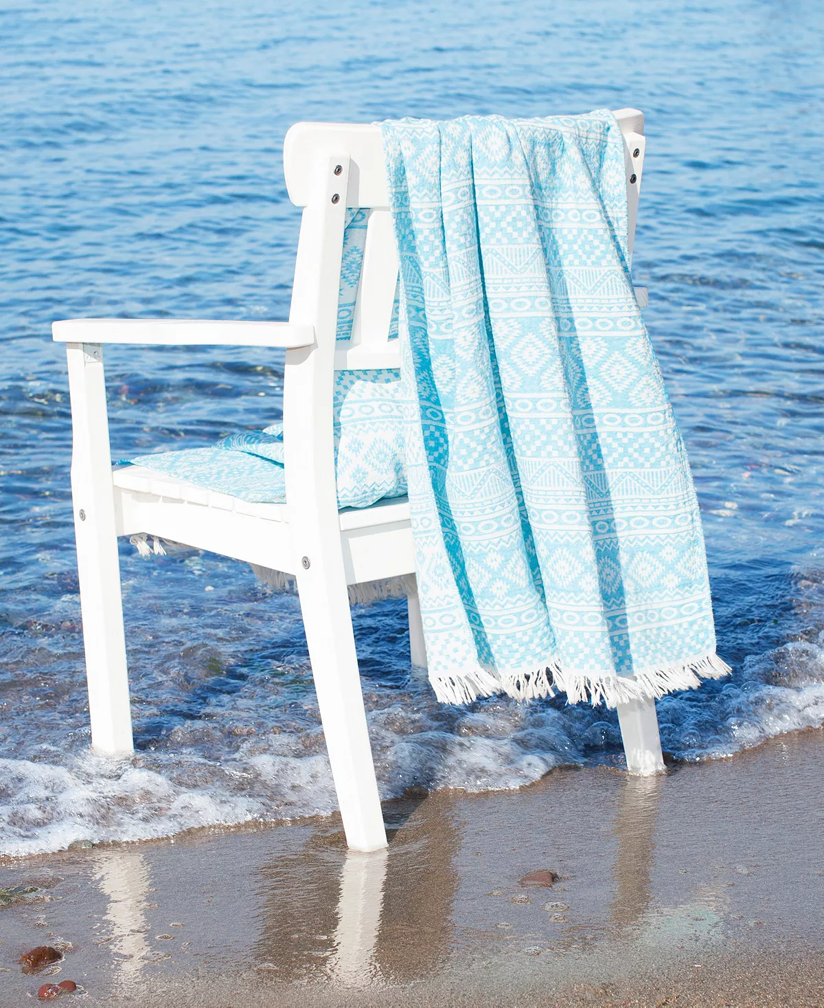 Linum Home Textiles Sea Breeze Pestemal Pack Of 2 100% Turkish Cotton Beach Towel 12 Linum Home Textiles Sea Breeze Pestemal Pack Of 2 100% Turkish Cotton Beach Towel - Image 10