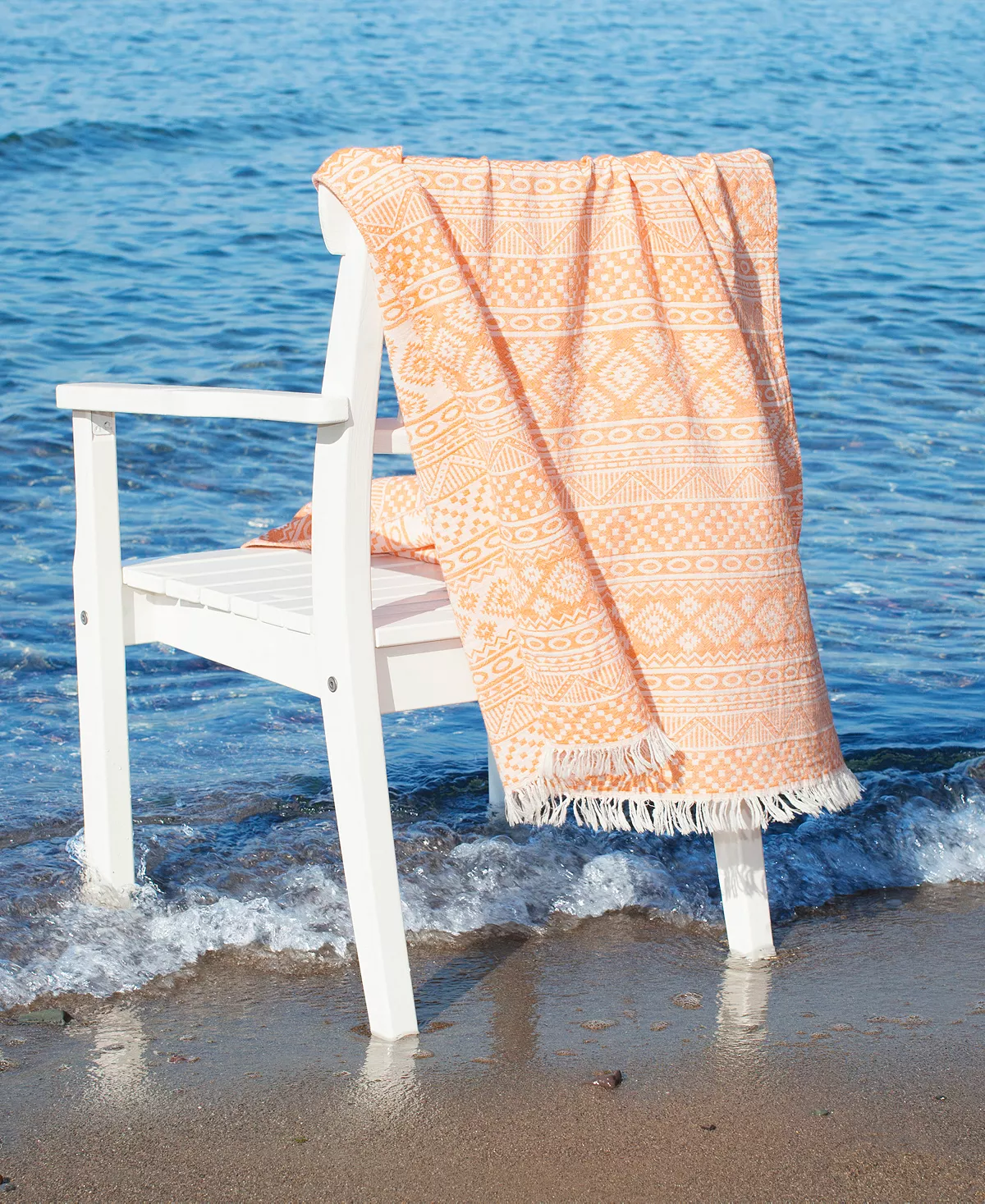 Linum Home Textiles Sea Breeze Pestemal Pack Of 2 100% Turkish Cotton Beach Towel 15 Linum Home Textiles Sea Breeze Pestemal Pack Of 2 100% Turkish Cotton Beach Towel - Image 13