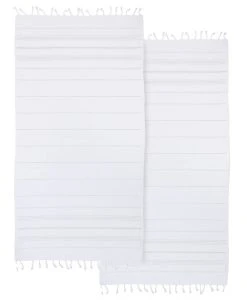 Linum Home Textiles Summer Fun Pestemal Pack Of 2 100% Turkish Cotton Beach Towel