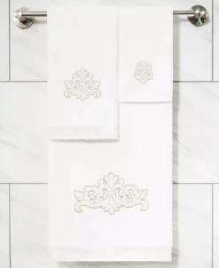 Linum Home Textiles Turkish Cotton May Embellished Towel Set, 3 Piece -Avanti Linens Shop 23163652 fpx