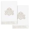 Linum Home Textiles Turkish Cotton May Embellished Hand Towel Set, 2 Piece -Avanti Linens Shop 23163667 fpx