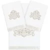 Linum Home Textiles Turkish Cotton May Embellished Towel Set, 3 Piece -Avanti Linens Shop 23163681 fpx