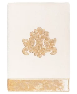 Linum Home Textiles Turkish Cotton May Embellished Towel Set, 3 Piece -Avanti Linens Shop 23163723 fpx