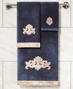 Linum Home Textiles Turkish Cotton May Embellished Bath Towel Set, 2 Piece -Avanti Linens Shop 23163853 fpx