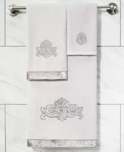 Linum Home Textiles Turkish Cotton May Embellished Hand Towel Set, 2 Piece 22 Linum Home Textiles Turkish Cotton May Embellished Hand Towel Set, 2 Piece -Avanti Linens Shop 23163898 fpx