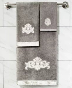 Linum Home Textiles Turkish Cotton May Embellished Towel Set, 3 Piece -Avanti Linens Shop 23163947 fpx