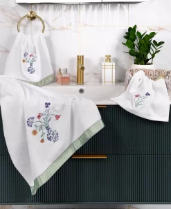 Linum Home Textiles Turkish Cotton Stella Embellished Bath Towel Set, 2 Piece -Avanti Linens Shop 23163966 fpx