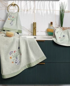 Linum Home Textiles Turkish Cotton Stella Embellished Bath Towel Set, 2 Piece -Avanti Linens Shop 23164126 fpx