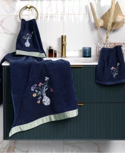 Linum Home Textiles Turkish Cotton Stella Embellished Bath Towel Set, 2 Piece -Avanti Linens Shop 23164163 fpx