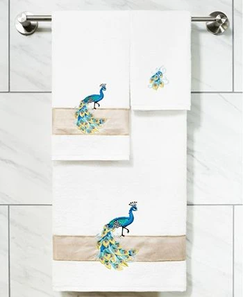 Linum Home Textiles Turkish Cotton Penelope Embellished Towel Set, 3 Piece 7 Linum Home Textiles Turkish Cotton Penelope Embellished Towel Set, 3 Piece - Image 5