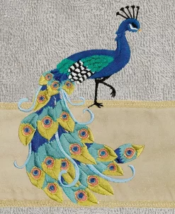 Linum Home Textiles Turkish Cotton Penelope Embellished Towel Set, 3 Piece -Avanti Linens Shop 23164657 fpx