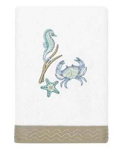 Linum Home Textiles Turkish Cotton Aaron Embellished Towel Set, 3 Piece -Avanti Linens Shop 23164711 fpx