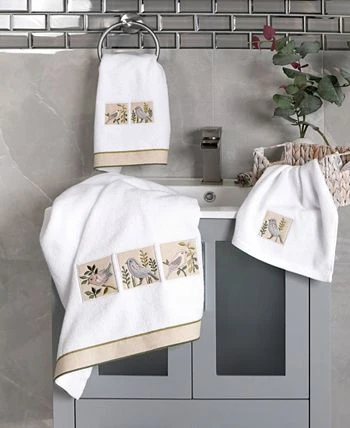 Linum Home Textiles Turkish Cotton Belinda Embellished Fingertip Towel Set, 2 Piece 5 Linum Home Textiles Turkish Cotton Belinda Embellished Fingertip Towel Set, 2 Piece - Image 3