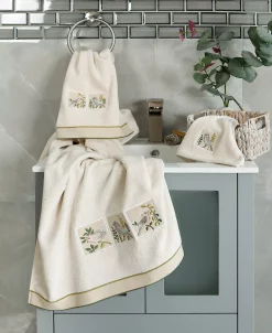 Linum Home Textiles Turkish Cotton Belinda Embellished Towel Set, 3 Piece -Avanti Linens Shop 23165342 fpx