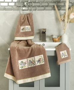 Linum Home Textiles Turkish Cotton Belinda Embellished Hand Towel Set, 2 Piece -Avanti Linens Shop 23165366 fpx