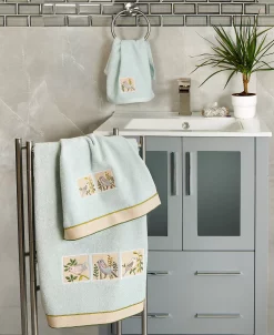 Linum Home Textiles Turkish Cotton Belinda Embellished Bath Towel Set, 2 Piece -Avanti Linens Shop 23165436 fpx