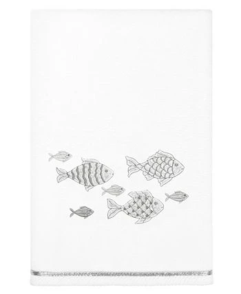 Linum Home Textiles Turkish Cotton Figi Embellished Towel Set, 3 Piece 4 Linum Home Textiles Turkish Cotton Figi Embellished Towel Set, 3 Piece - Image 2