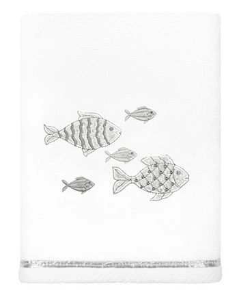 Linum Home Textiles Turkish Cotton Figi Embellished Towel Set, 3 Piece 5 Linum Home Textiles Turkish Cotton Figi Embellished Towel Set, 3 Piece - Image 3