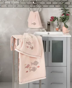 Linum Home Textiles Turkish Cotton Figi Embellished Hand Towel Set, 2 Piece -Avanti Linens Shop 23168438 fpx