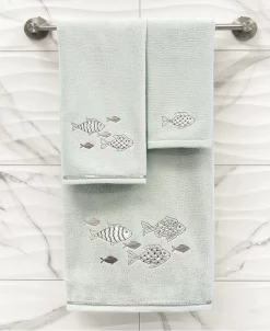 Linum Home Textiles Turkish Cotton Figi Embellished Hand Towel Set, 2 Piece -Avanti Linens Shop 23168512 fpx