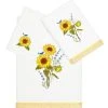 Linum Home Textiles Turkish Cotton Girasol Embellished Towel Set, 3 Piece -Avanti Linens Shop 23168826 fpx