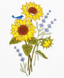 Linum Home Textiles Turkish Cotton Girasol Embellished Towel Set, 3 Piece -Avanti Linens Shop 23168848 fpx