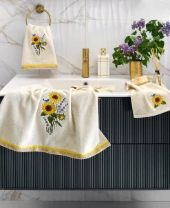 Linum Home Textiles Turkish Cotton Girasol Embellished Fingertip Towel Set, 2 Piece 17 Linum Home Textiles Turkish Cotton Girasol Embellished Fingertip Towel Set, 2 Piece -Avanti Linens Shop 23168989 fpx