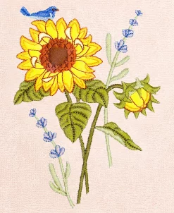 Linum Home Textiles Turkish Cotton Girasol Embellished Towel Set, 3 Piece -Avanti Linens Shop 23169171 fpx