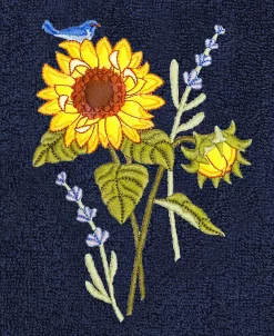 Linum Home Textiles Turkish Cotton Girasol Embellished Towel Set, 3 Piece -Avanti Linens Shop 23169316 fpx