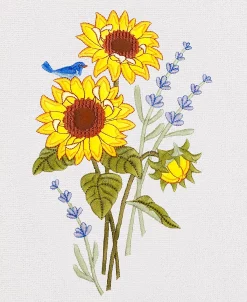 Linum Home Textiles Turkish Cotton Girasol Embellished Bath Towel Set, 2 Piece -Avanti Linens Shop 23169956 fpx