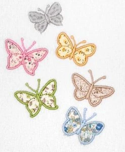 Linum Home Textiles Turkish Cotton Mariposa Embellished Towel Set, 3 Piece -Avanti Linens Shop 23170800 fpx